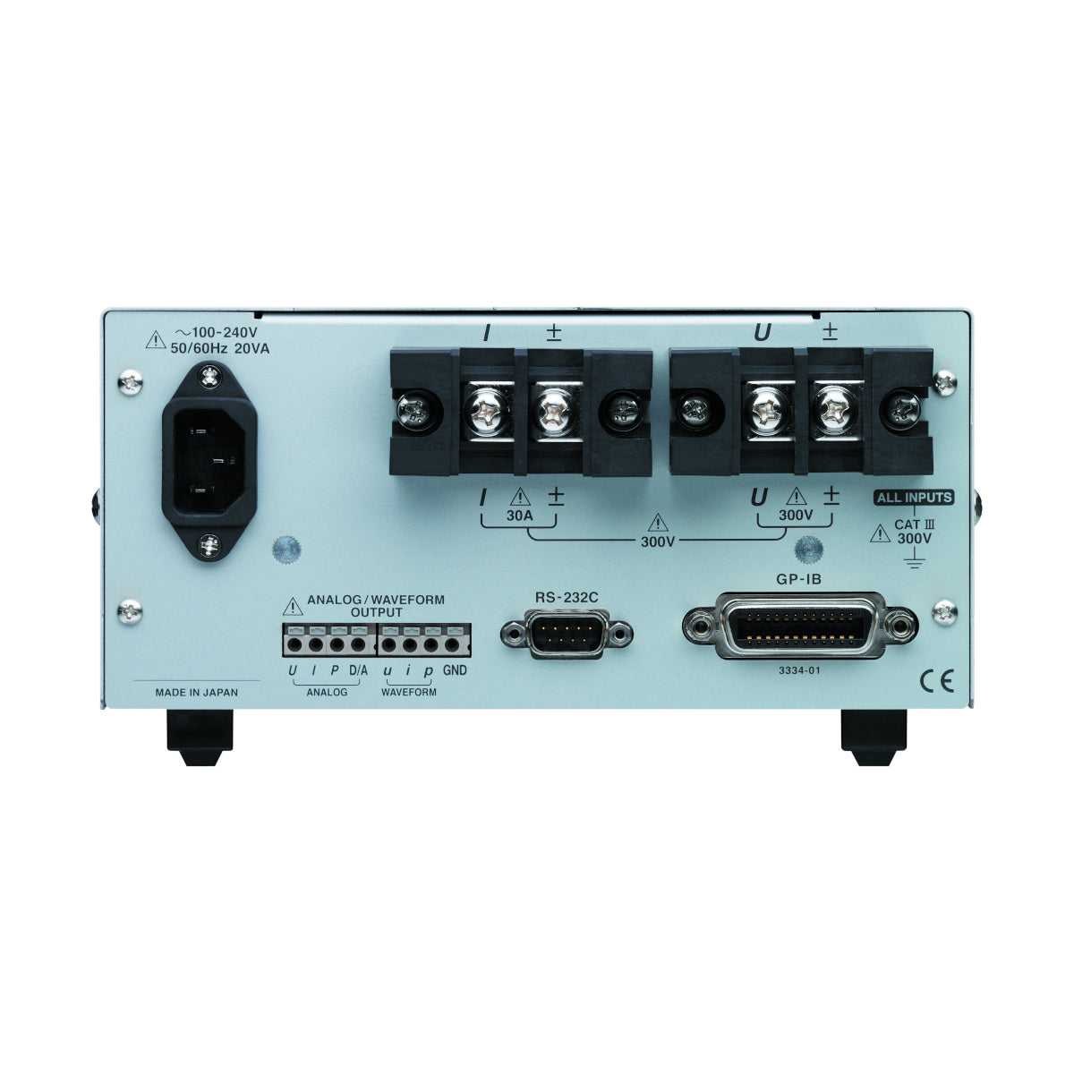 Hioki 3334 AC/DC Power HiTester with Built-in GP-IB