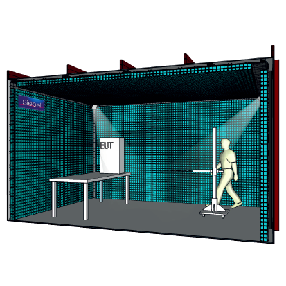 SIEPEL CHRONOS 1F Semi-Anechoic Chamber for CISPR 25 & ISO 11452-2