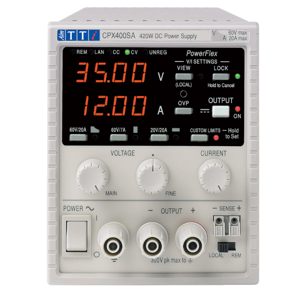 Aim-TTi CPX400SA Power Supply Single 420W 'PowerFlex' Max 60V or 20A