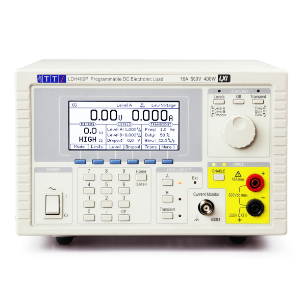 Aim-TTi LDH400P DC 400W, 500V, 16A Elektronisk belastning