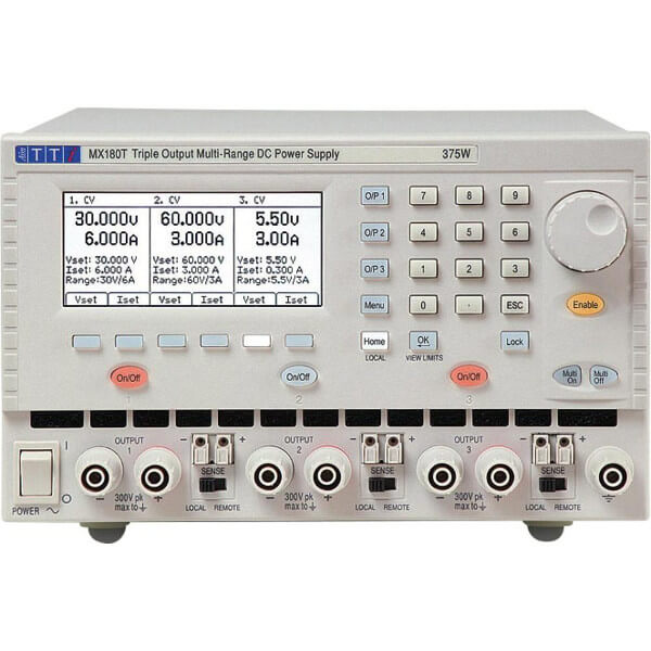 Aim-TTi MX180T Power Supply Triple multi range 375W