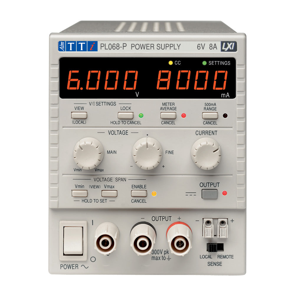 Aim-TTi PL068-P(G) Power Supply Single 0-6V/0-8A
