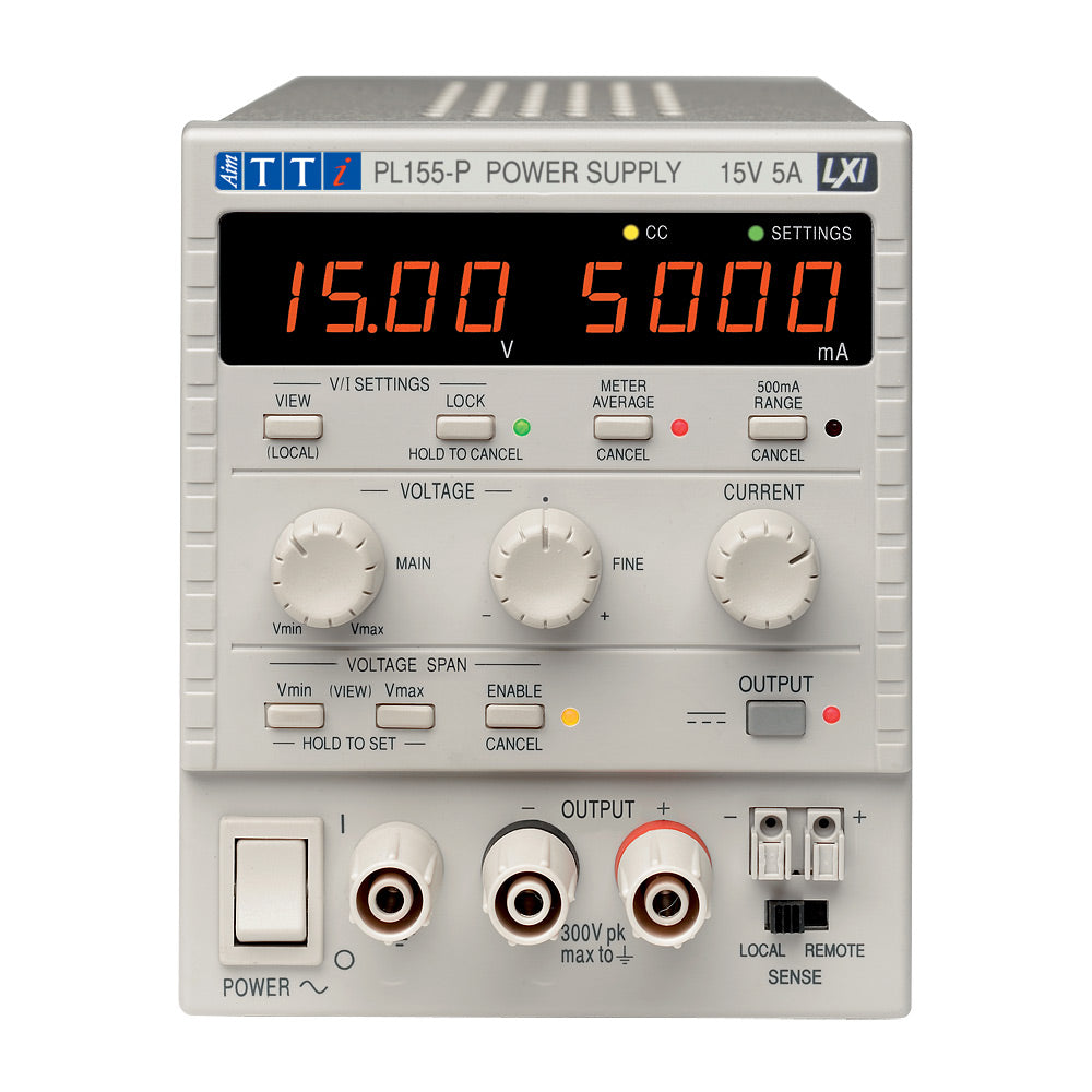 Aim-TTi PL155-P(G) Power Supply Single 0-15V/0-5A