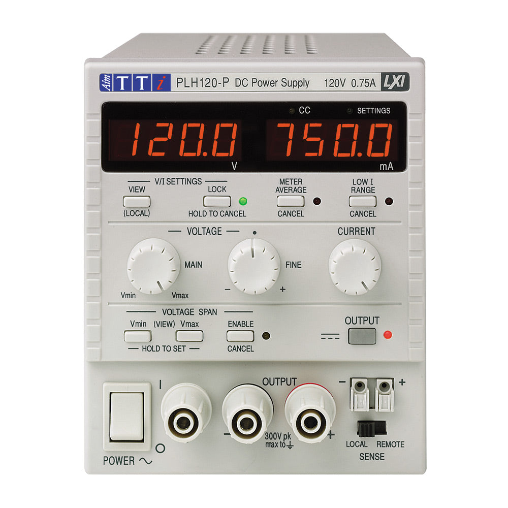 Aim-TTi PLH120-P(G) Power Supply Single 0-120V/0-0.75A