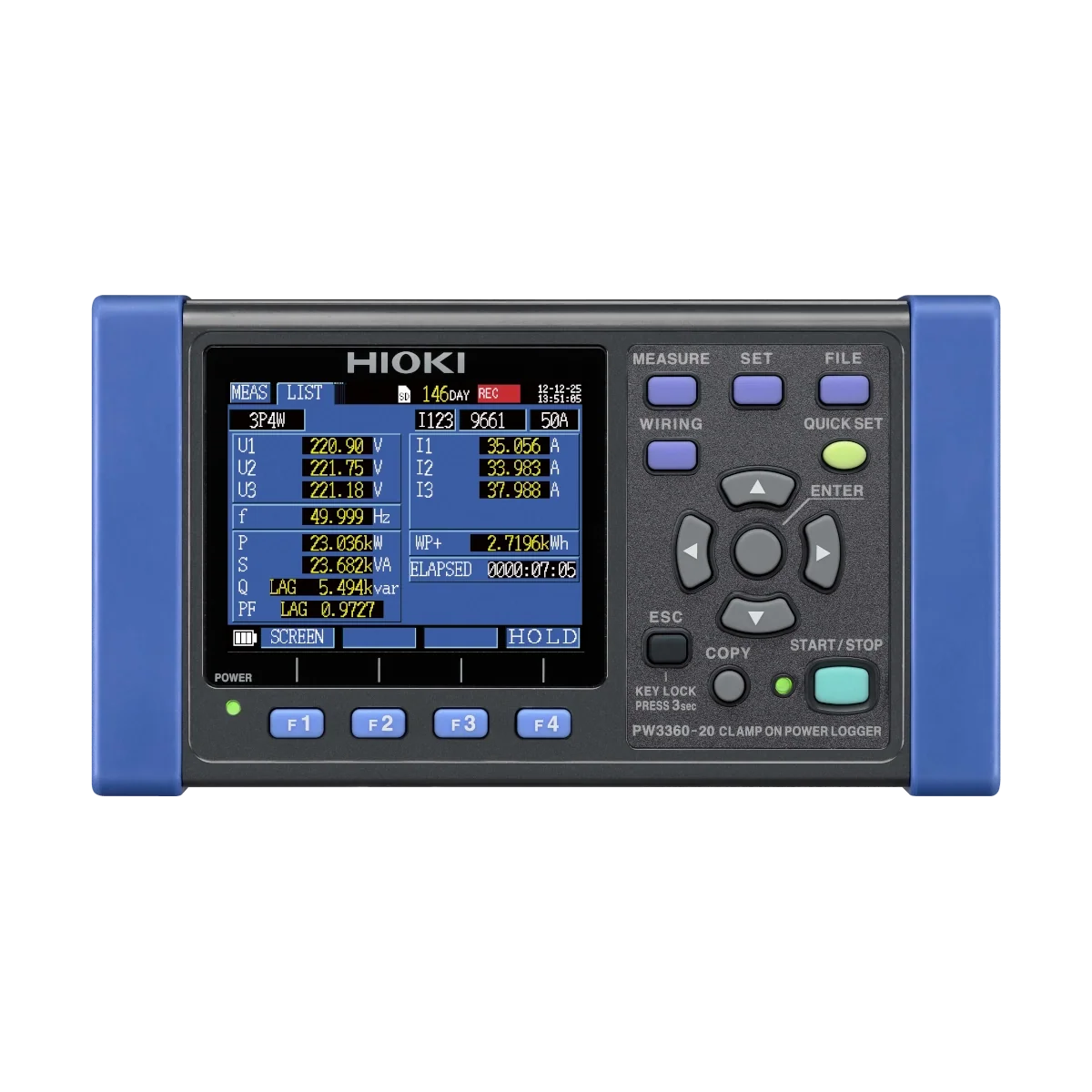 Hioki PW3360-20 Clamp On Power Logger