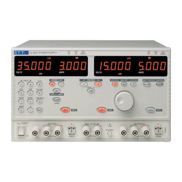 Aim-TTi QL355T Power Supply 0-35V/0-5A plus 1-6V/3A