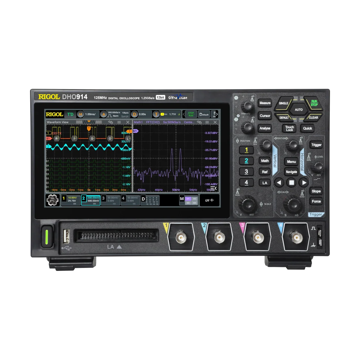 RIGOL DHO914 125 MHz Oscilloscope