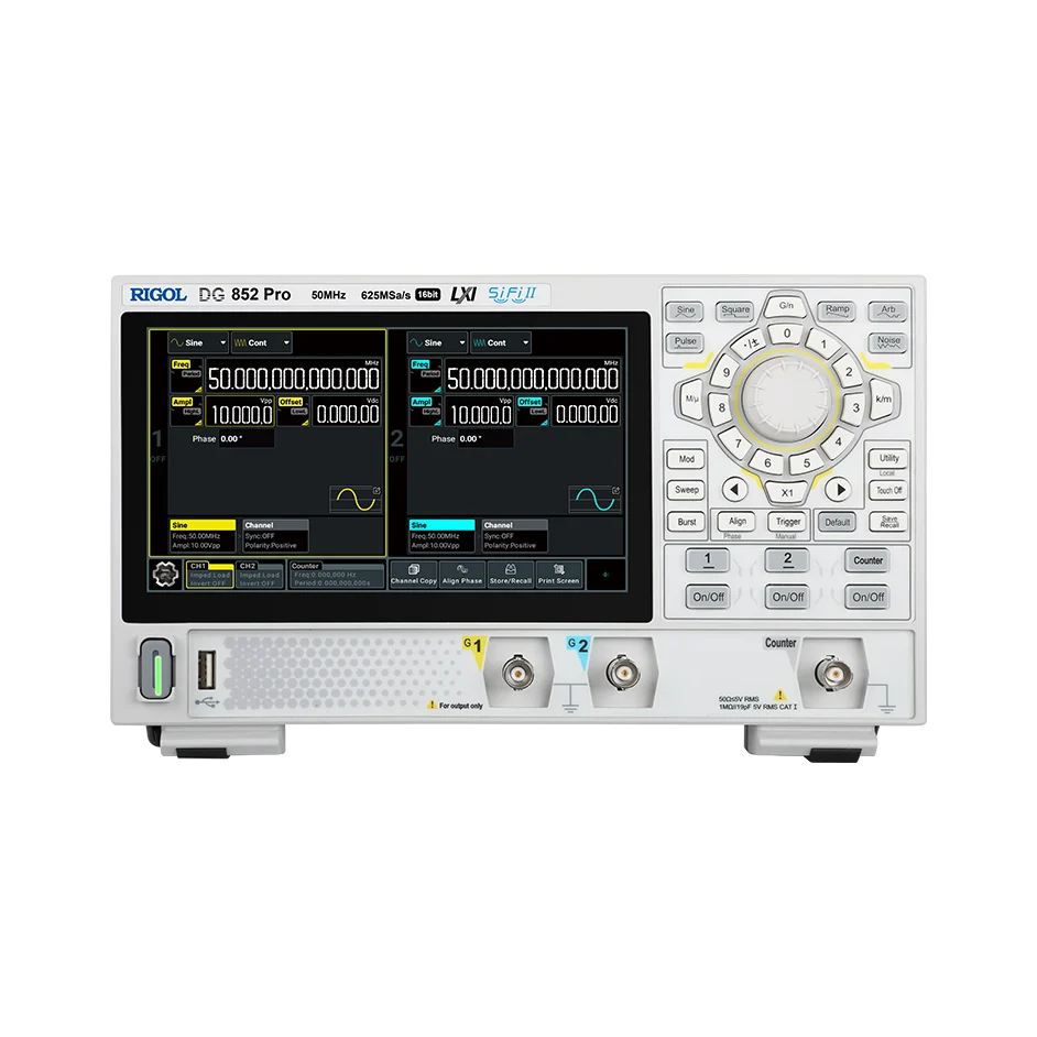 RIGOL DG852 Pro 50 MHz Waveform Generator