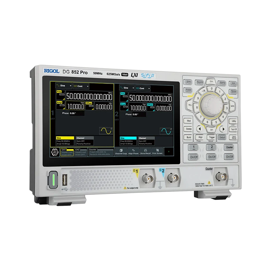 RIGOL DG852 Pro 50 MHz Waveform Generator