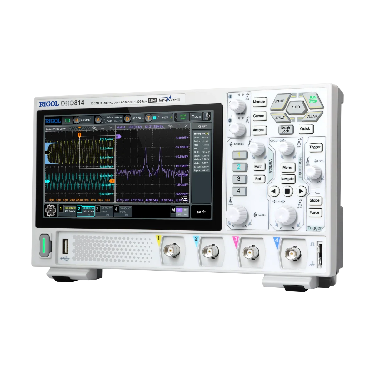RIGOL DHO812 100MHz Oscilloscope