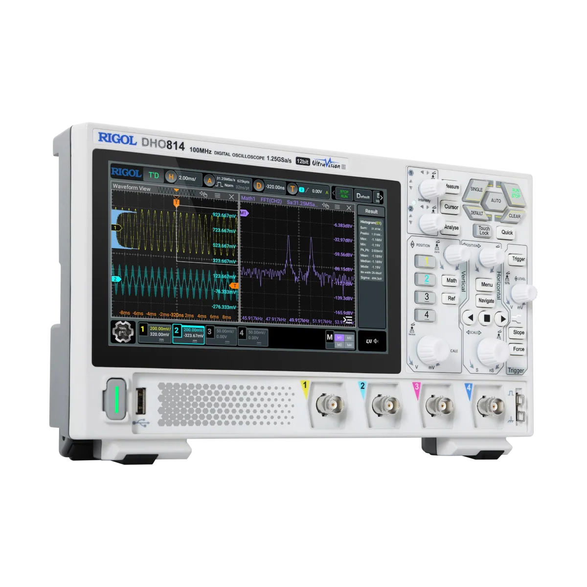 RIGOL DHO814 100MHz Oscilloscope