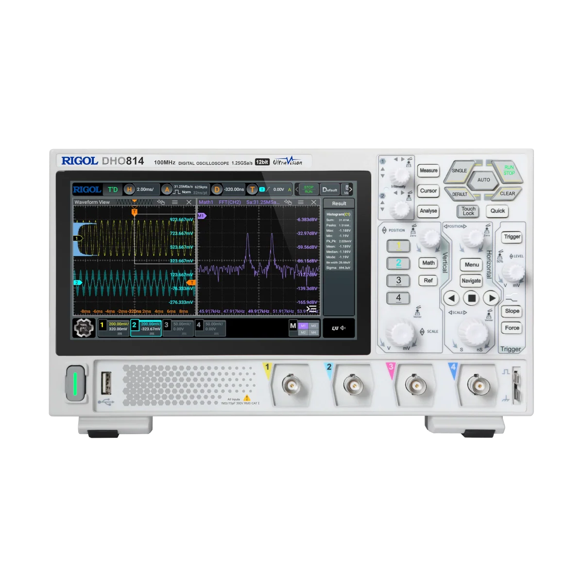 RIGOL DHO814 100MHz Oscilloscope