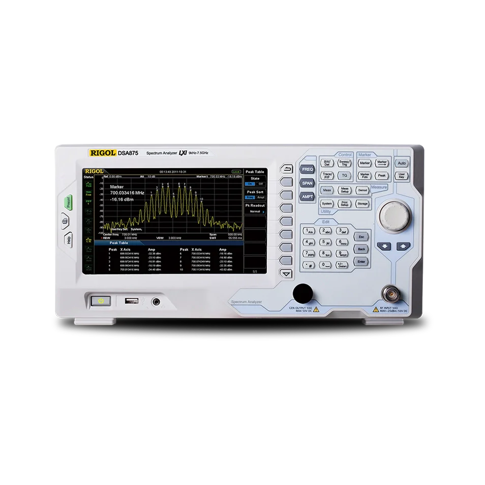 RIGOL DSA875-TG Spectrum Analyzer