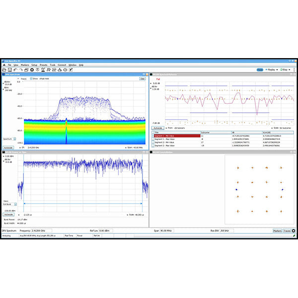 Tektronix SignalVu-PC RF Spektrum Analyzer Programvara