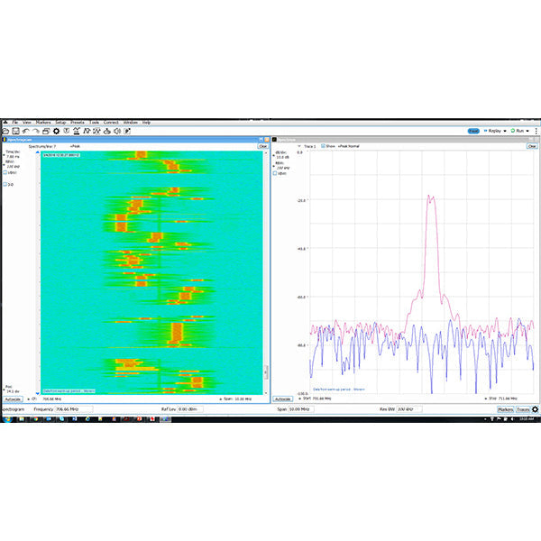 Tektronix SignalVu-PC RF Spektrum Analyzer Programvara