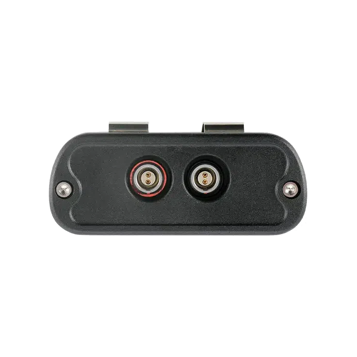 Svantek SV 102A+ Class 1 Dual-Channel Noise Dosimeter with two sockets on a white background