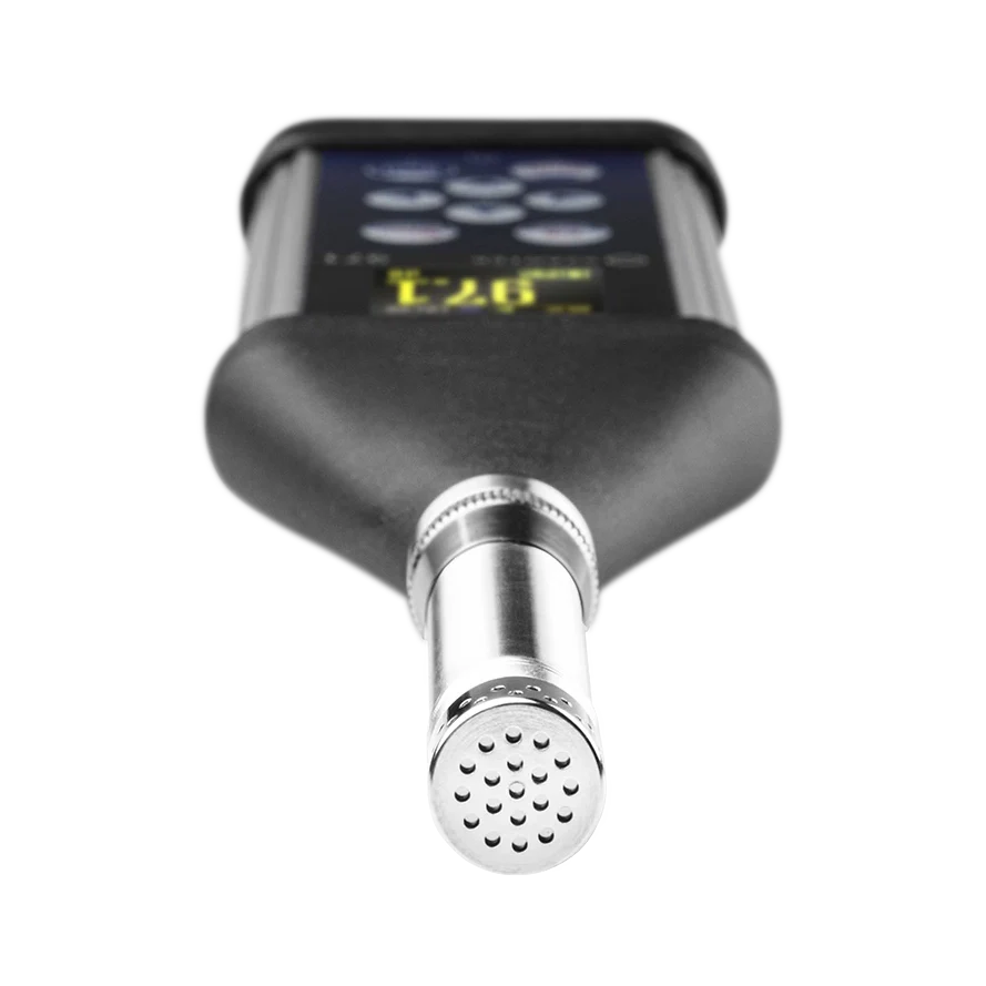 Digital device with a digital display on a white background