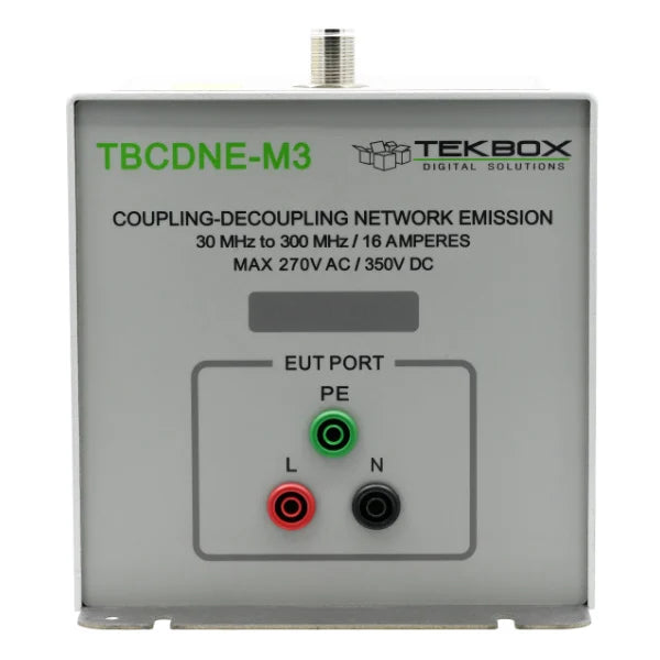 Tekbox TBCDNE-M3 Kopplings- och avkopplingsnätverk Utsläpp