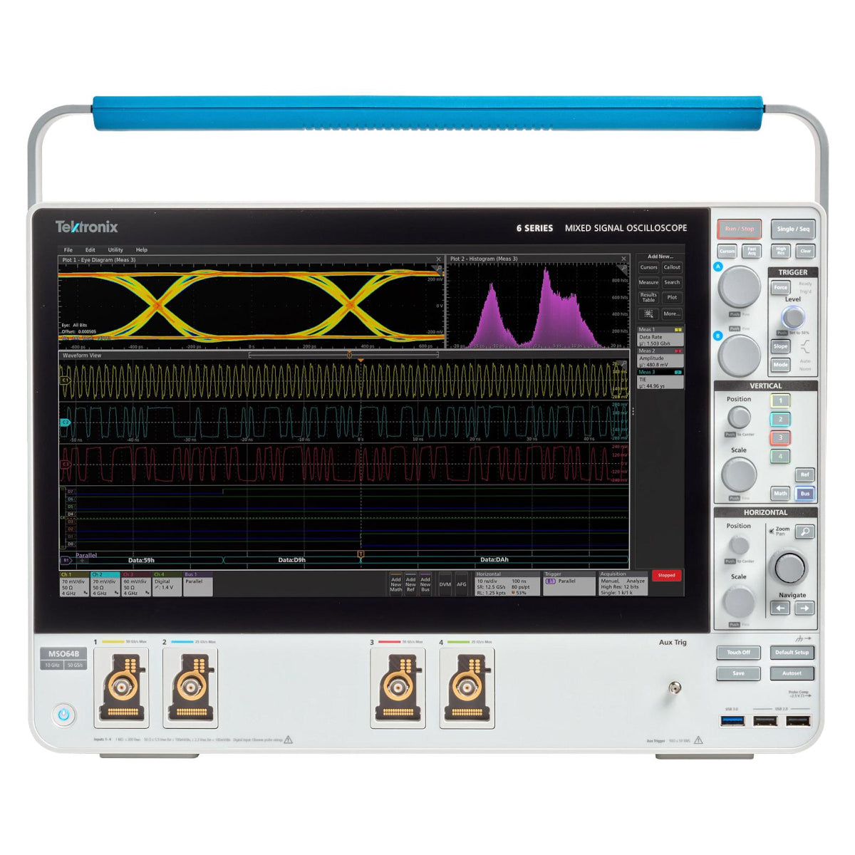 Tektronix MSO64B 8 GHz oscilloskop