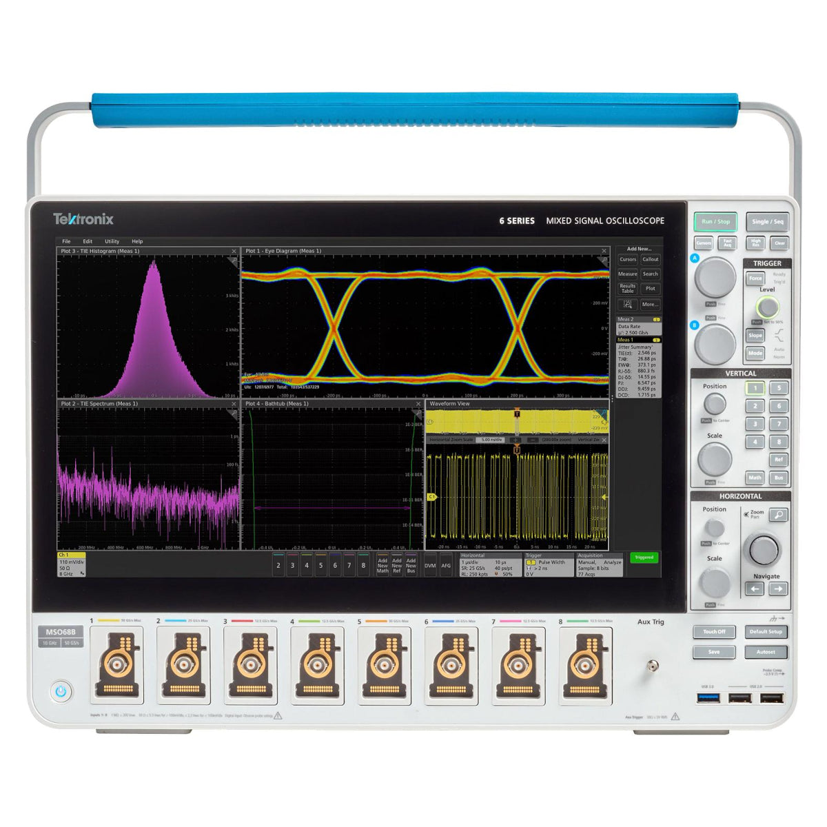 Tektronix MSO68B 8 GHz oscilloskop