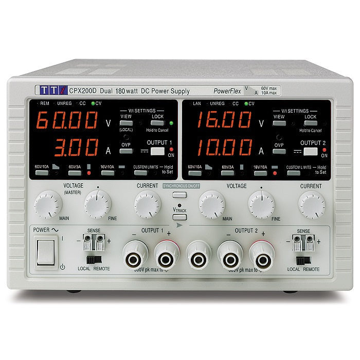 Aim-TTi CPX200D Power Supply Twin 180 'PowerFlex' Max 60V or 10A