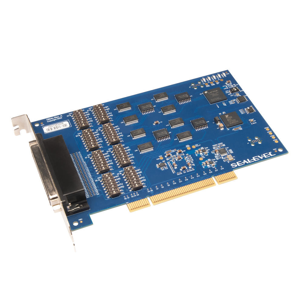 Sealevel 7804c PCI 8-Port RS-232, RS-422, RS-485 Serial Interface