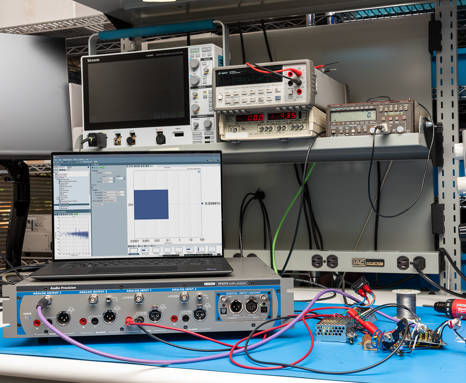 DEMO - Audio Precision APx516B ljudanalysator 