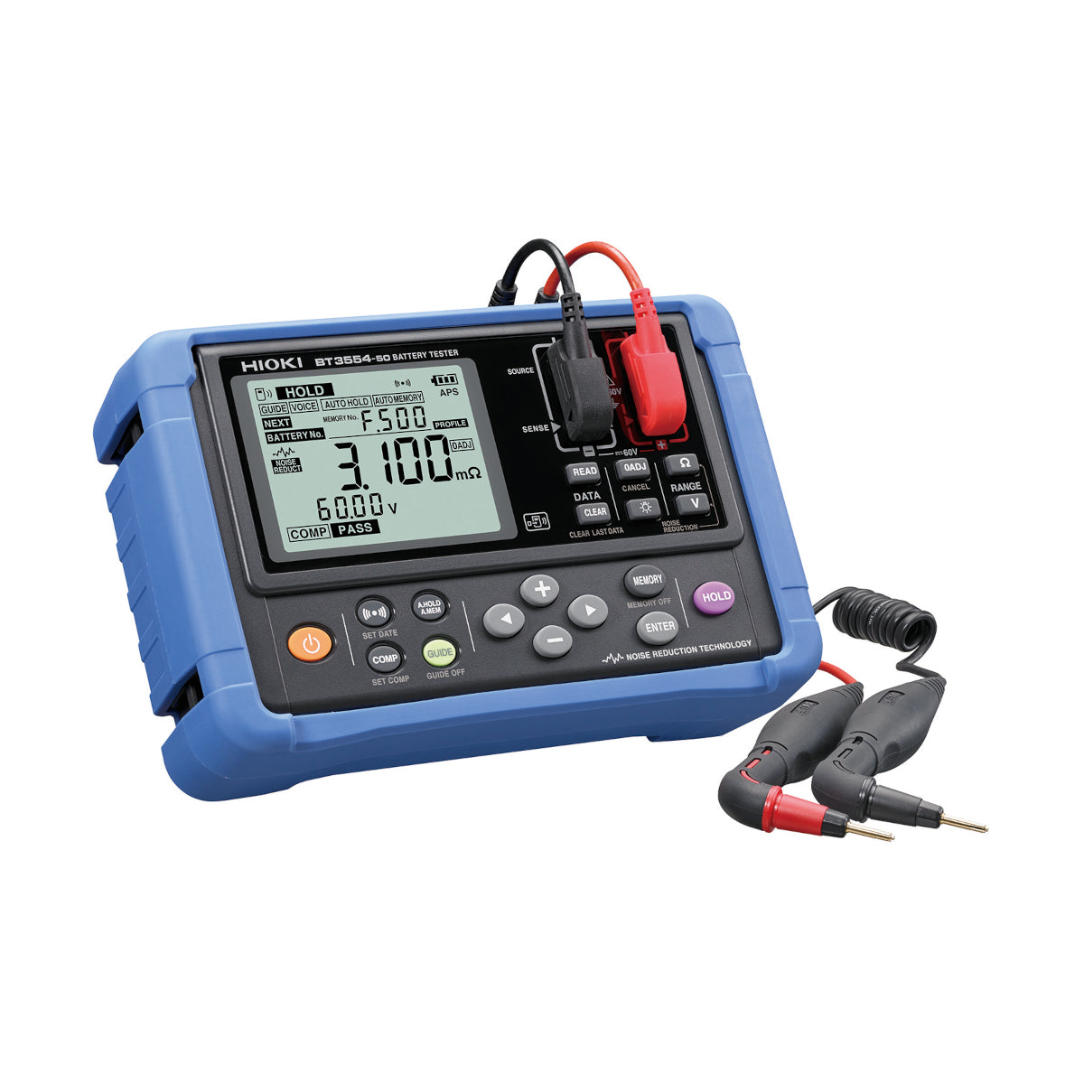Hioki BT3554-52 Battery Tester Bundled with Pin Type Lead L2020