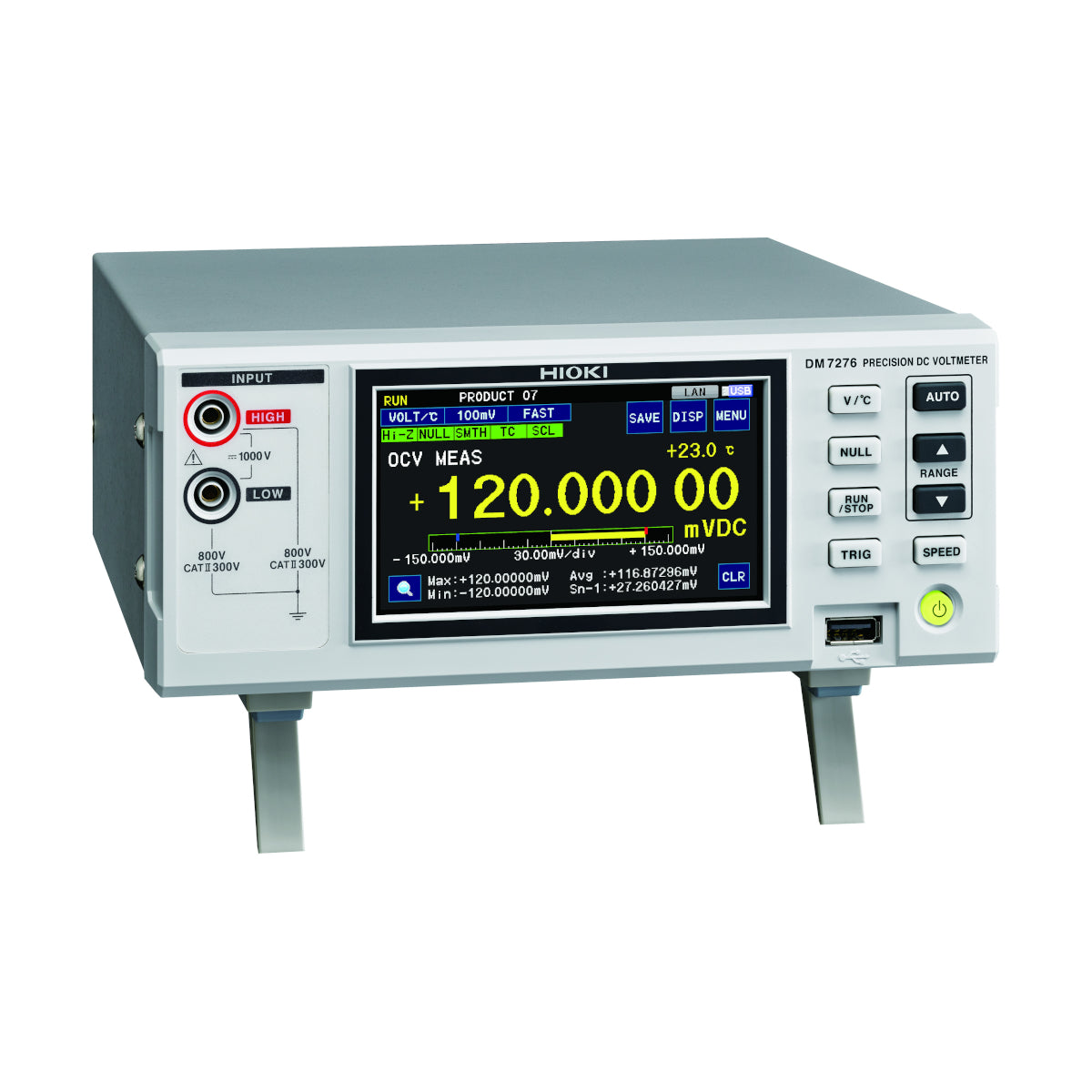 Hioki DM7276-02 Precision DC Voltmeter