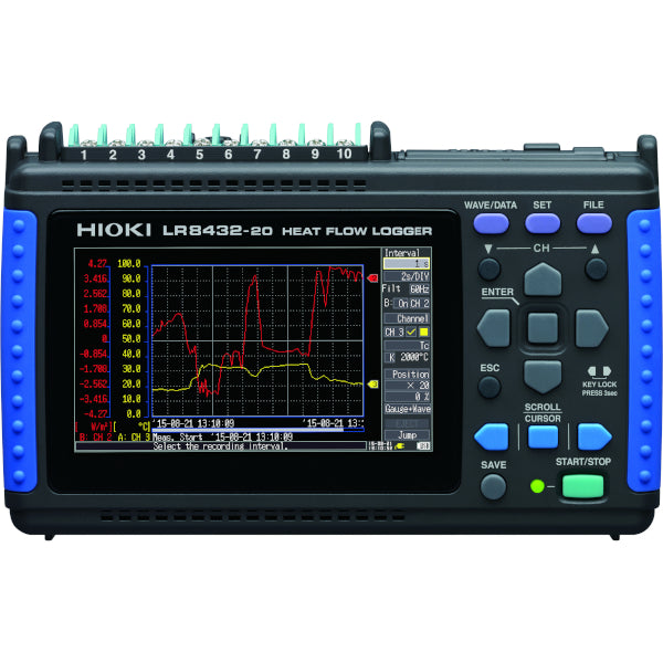 Hioki LR8432-20 Heat Flow Logger