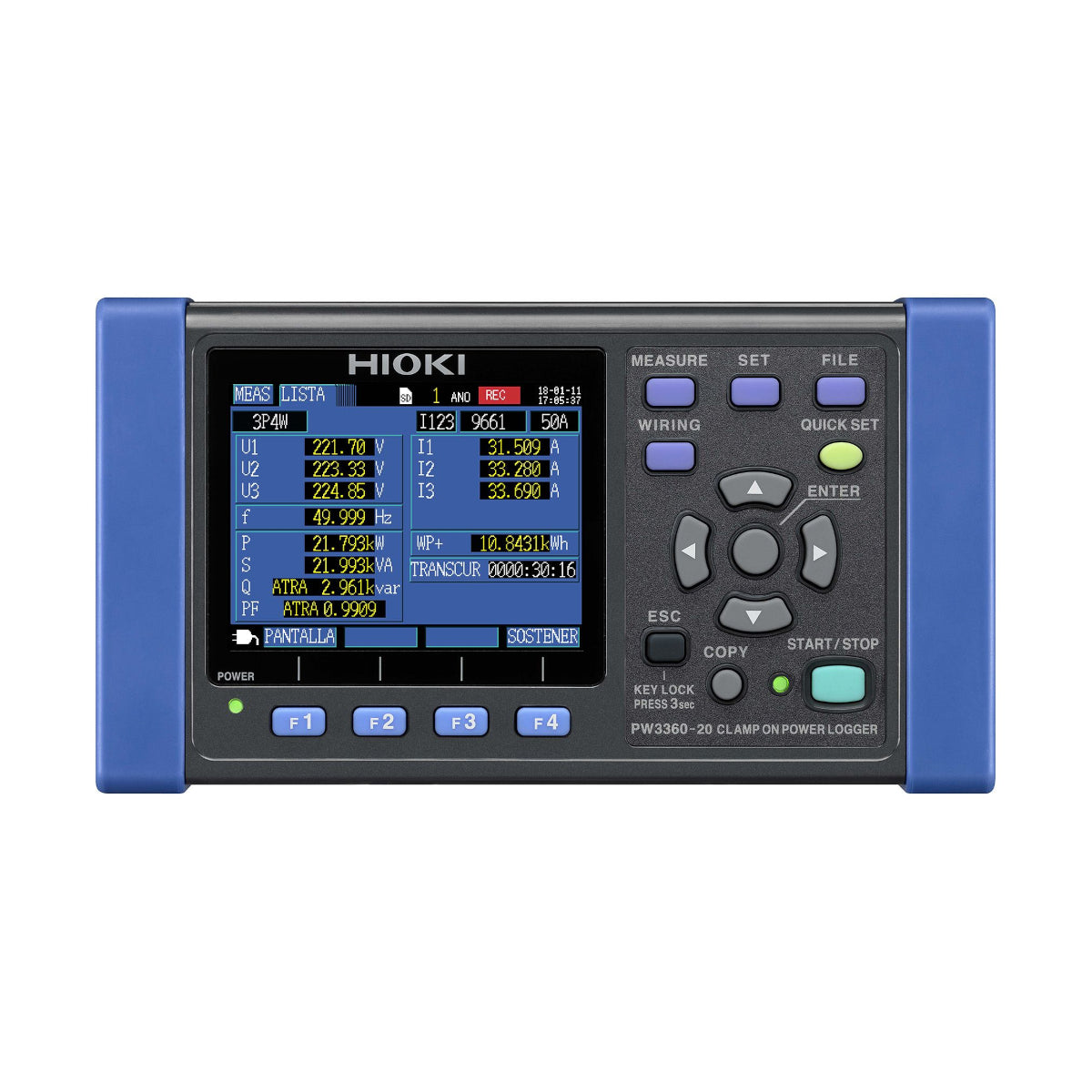 Hioki PW3360-20 Clamp On Power Logger