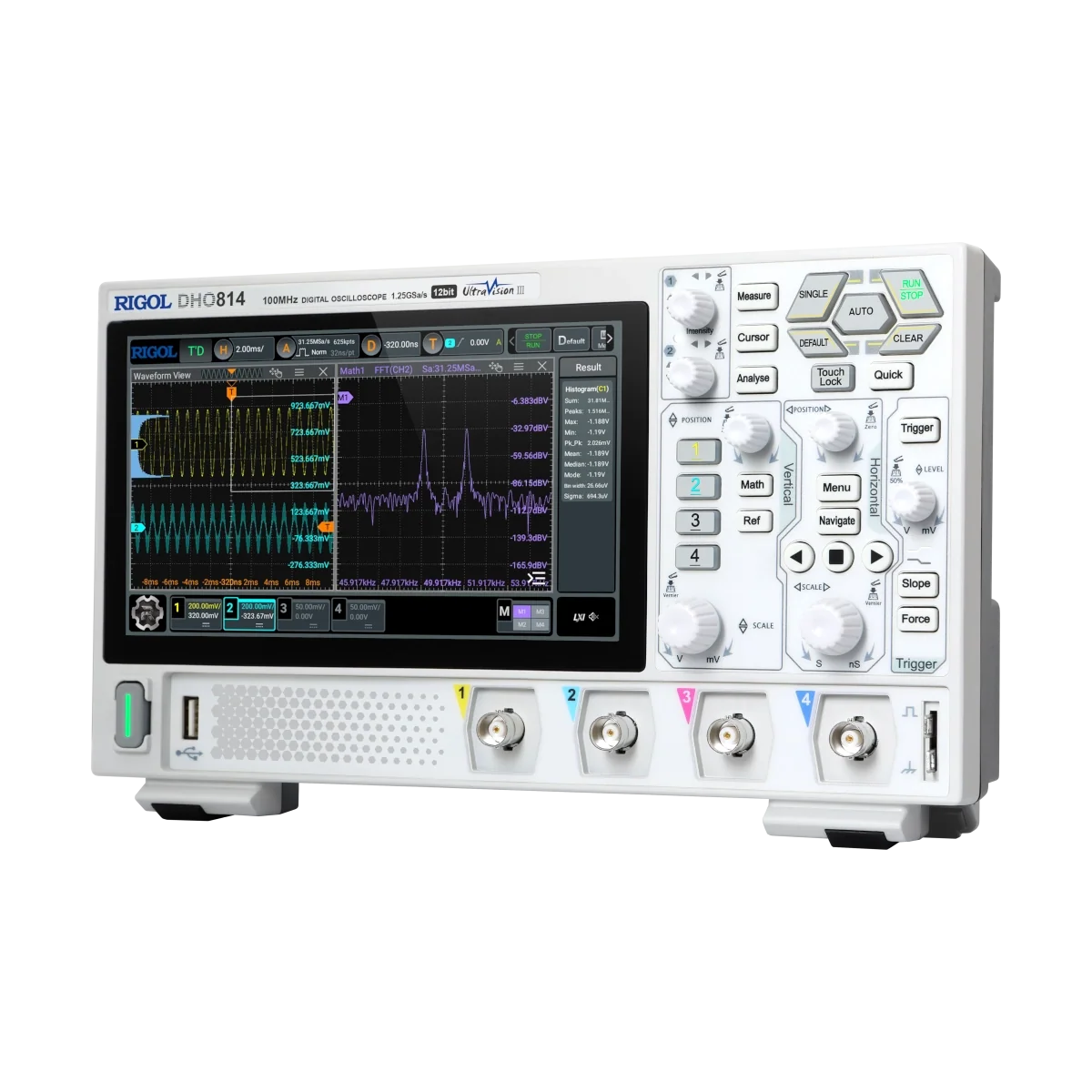 RIGOL DHO804 1,000,000 wfms/s
