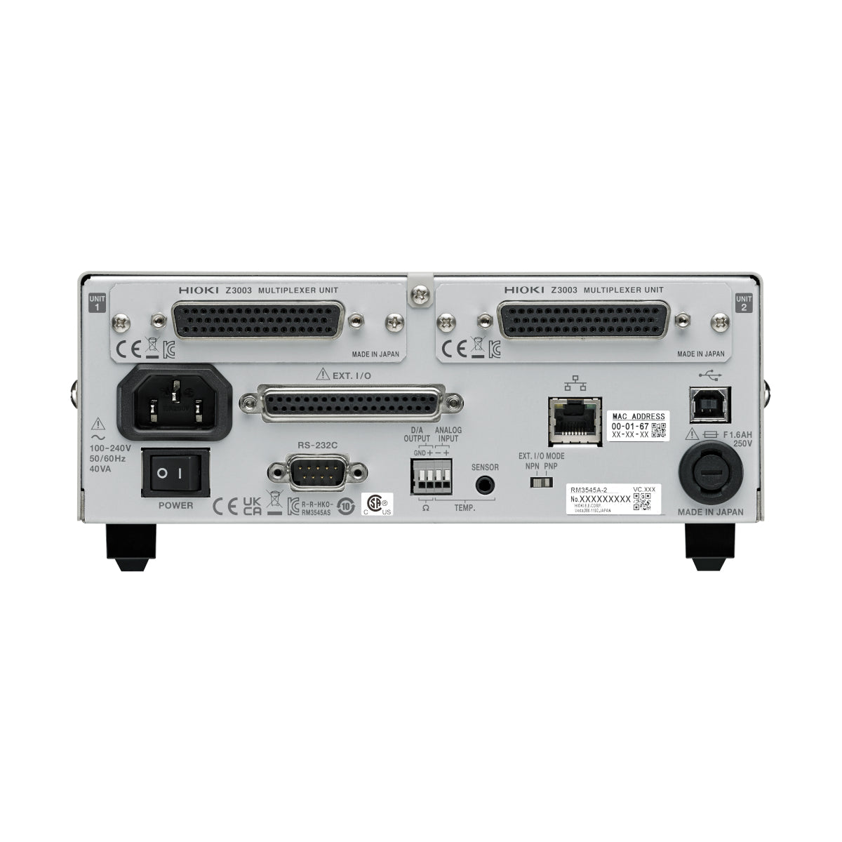Hioki RM3545A-2 Resistance Meter