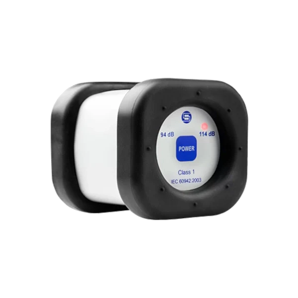 Black Svantek SV 36 Class 1 Sound Calibrator on a white background
