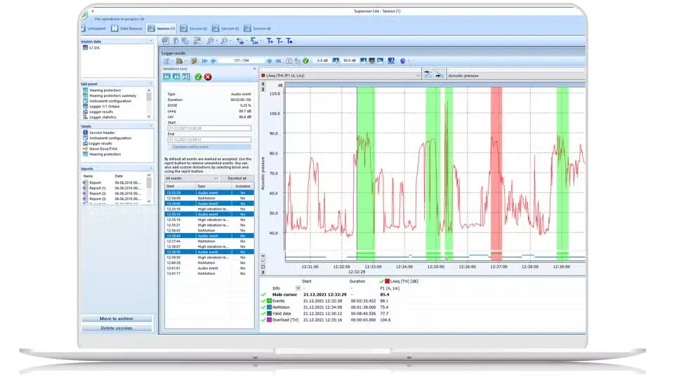 Svantek Supervisor PC Software for Health and Safety
