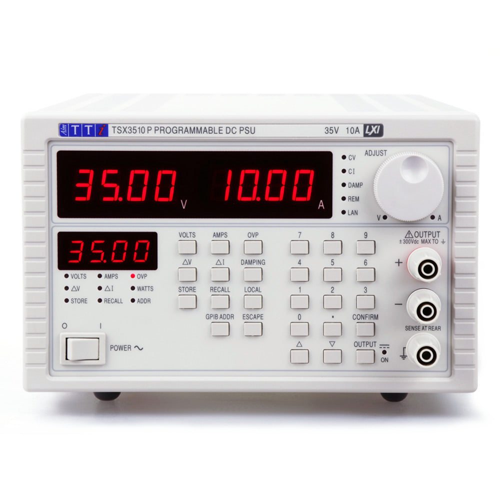 Aim-TTi TSX3510P LXI Bench/System silent DC Power Supply with mixed-mode regulation