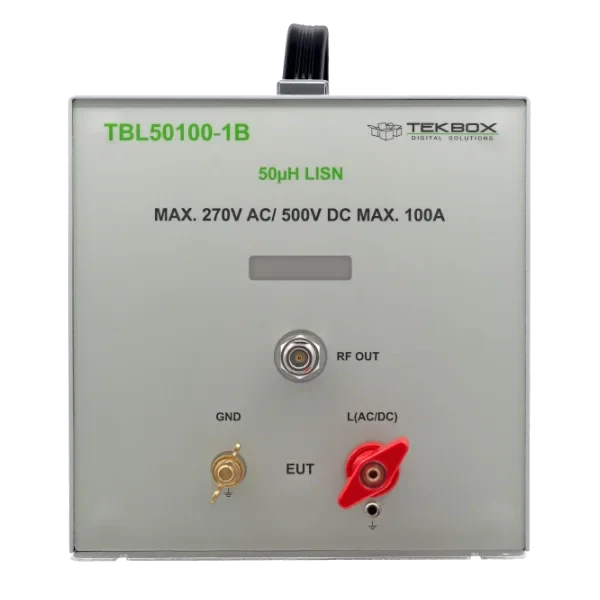 Tekbox TBL50100-1B 50UH LISN - CISPR 16 Front