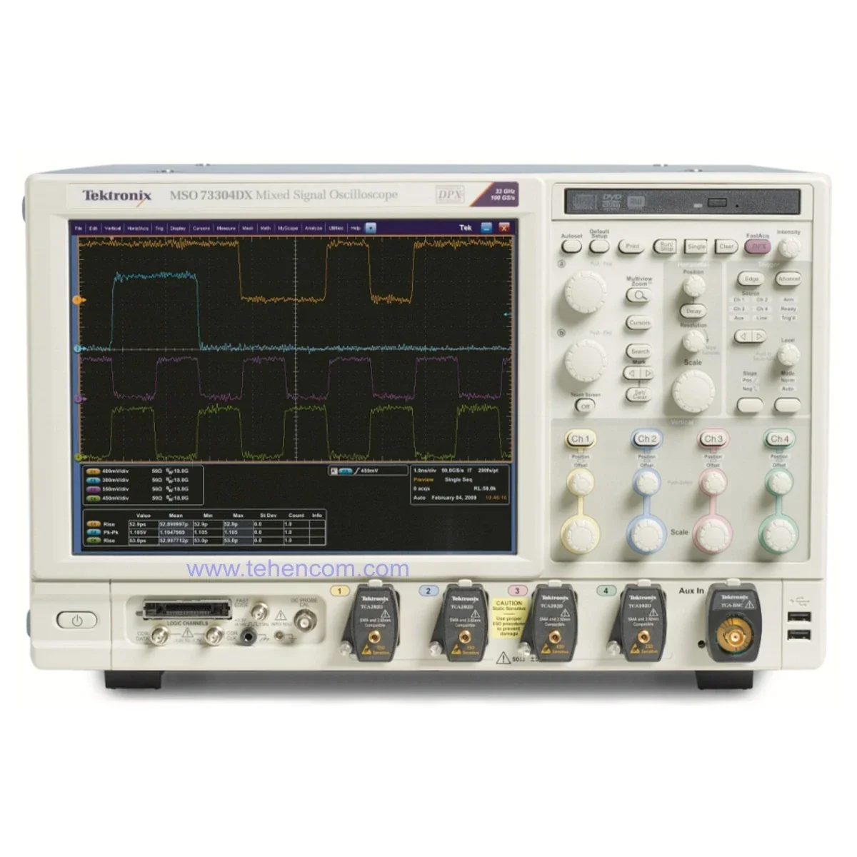 Tektronix MSO73304DX Mixed Signal Oscilloscope