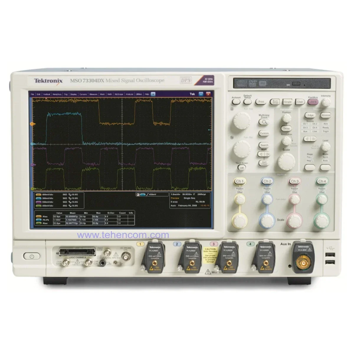 Tektronix MSO72504DX Mixed Signal Oscilloscope