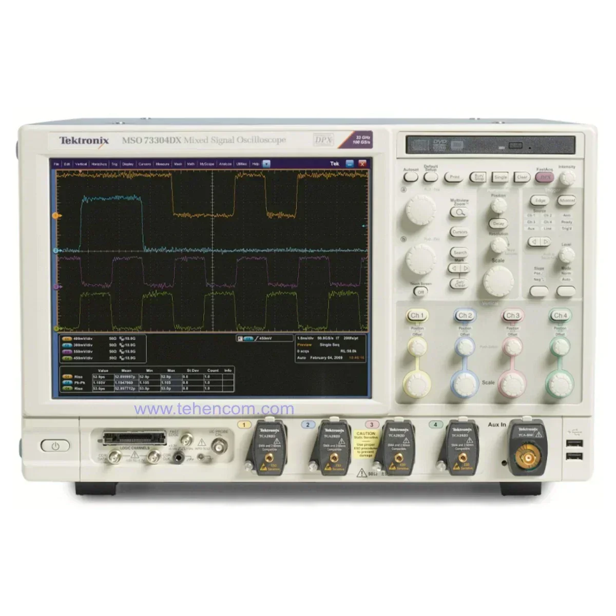 Tektronix MSO71254DX Mixed Signal Oscilloscope