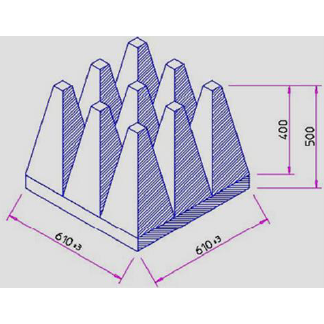 SIEPEL APX Truncated Pyramidal Absorber