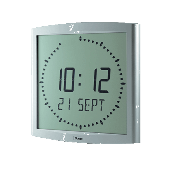 Bodet Cristalys Ellipse Indoor LCD Clock